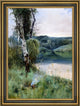 Emilio Sanchez-Perrier The Lovers Fire Framed Premium Canvas Print, 18"x27"
