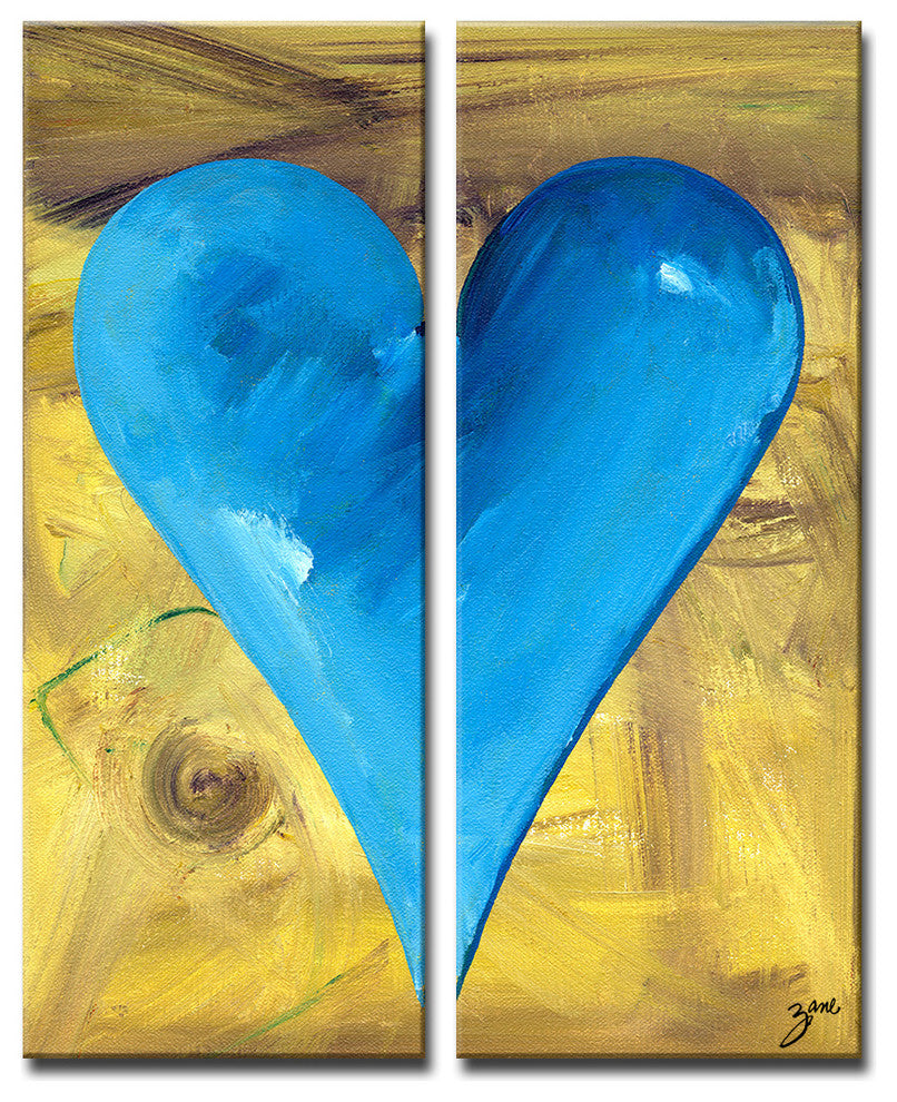 Heartwork "James" 2-Piece Canvas Art Set, 40"x16"