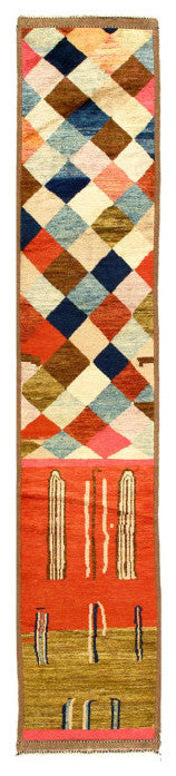 Fine Hand Knotted Moroccan Runner 2'11"x15'11"