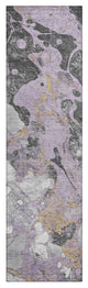 Machine Washable Indoor/Outdoor Chantille ACN1909 Violet 2'3" x 7'6" Runner Rug