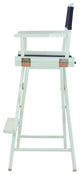 030" Director's Chair White Frame-Navy Blue Canvas