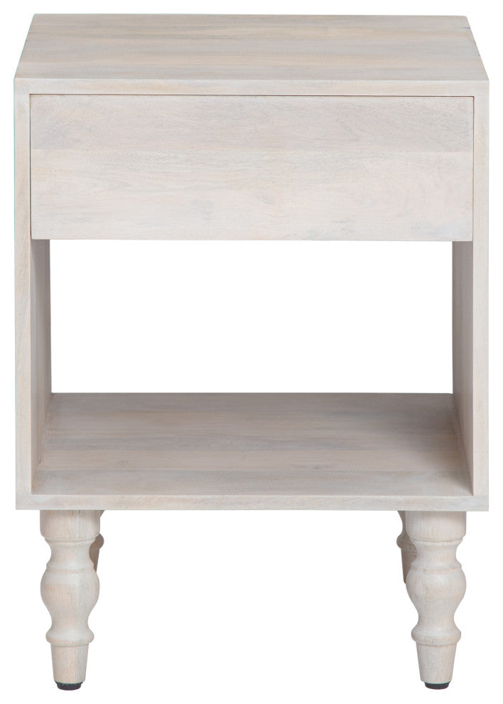 Rhonda Night Stand, Whitewash