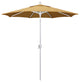 7.5' Aluminum Umbrella Push Tilt, Sunbrella, Wheat