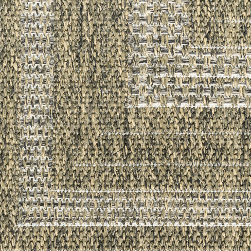 Nourison Tulum 2'2" x 10' Olive Outdoor Rug