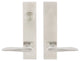 Ecco Lever, Tubular Dummy Entry With Dummy Cylinder, LH, Satin Stainless Steel