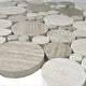 11"x11" White Oak, Mixed Rounds, Polished, Set of 5