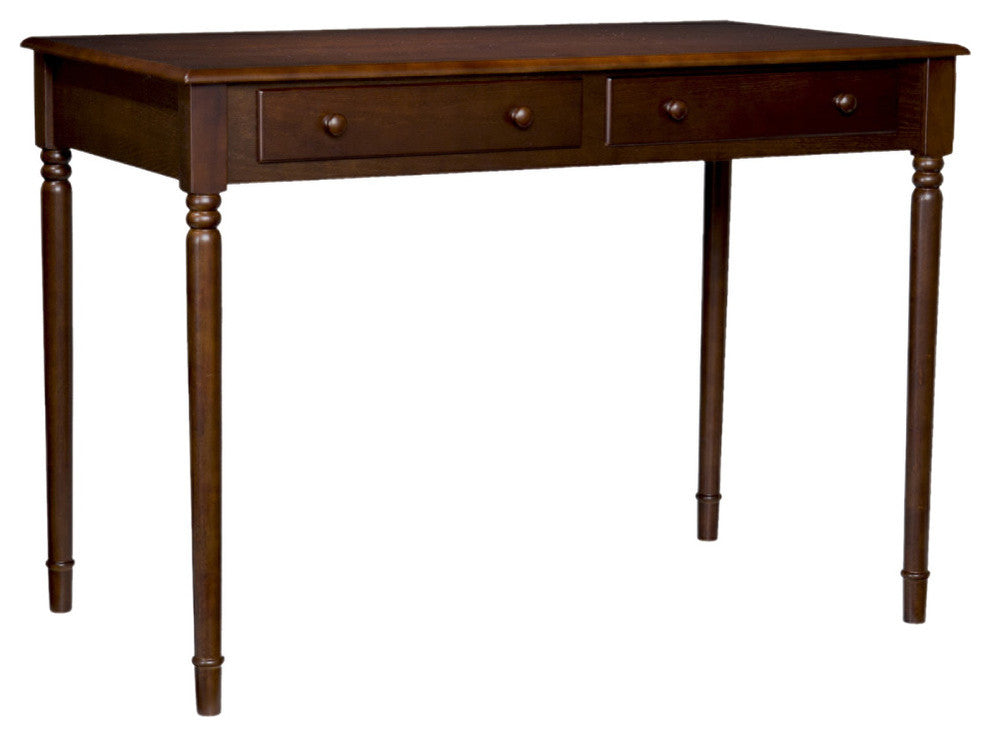 Richter Writing 2-Drawer Desk, Espresso