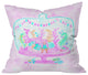 Deny Designs Dash And Ash Unicorn Hideaway Outdoor Throw Pillow