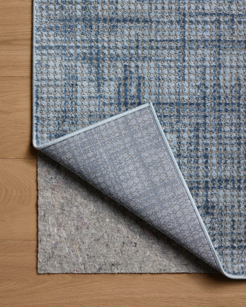 Loloi Townes Grey / Denim 6'-7" x 9'-2" Area Rug