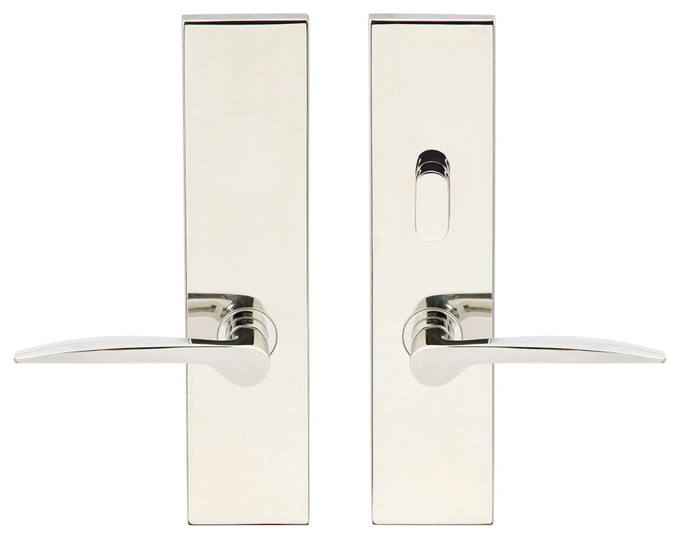 Toronto Lever, Tubular Passage, Privacy Bolt, LH, Polished Stainless Steel