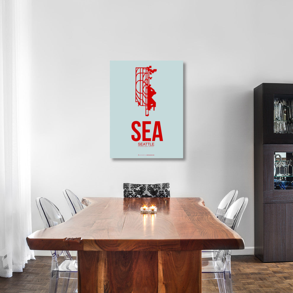 "SEA Seattle Poster 1" Fine Art Print