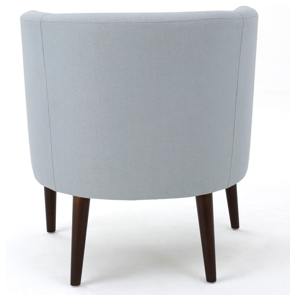 GDF Studio Davidson Tub Design Upholstered Accent Chair, Light Sky