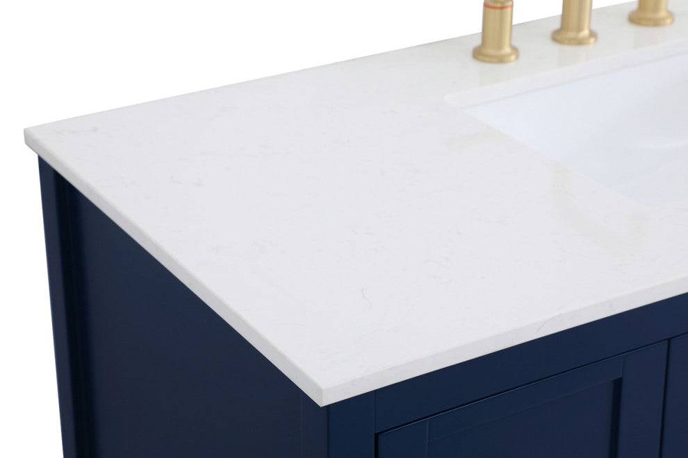 Tucker Blue 48" Single Sink Bathroom Vanity