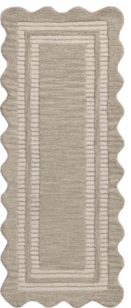 Chris Loves Julia x Loloi Scottie Fog / Ivory 8'-6" x 11'-6" Area Rug