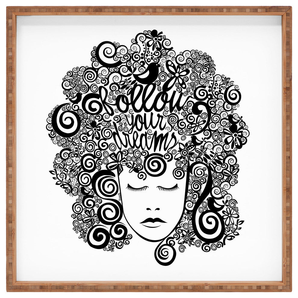 Deny Designs Valentina Ramos Your Dreams Square Tray