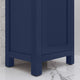 Mia 18 In. Integrated Ceramic Sink Top Vanity in Monarch Blue with Faucet