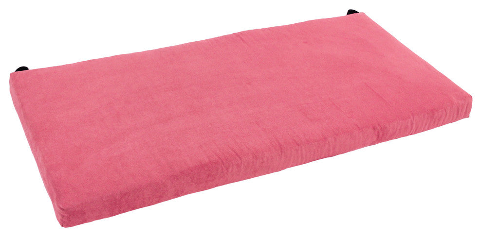 42"x19" Micro Suede Loveseat Cushion, Berry Berry