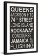 "Long Island Neighborhoods" Framed Painting Print, 16x24