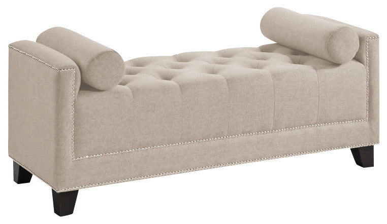 Hirst Light Beige Bedroom Bench