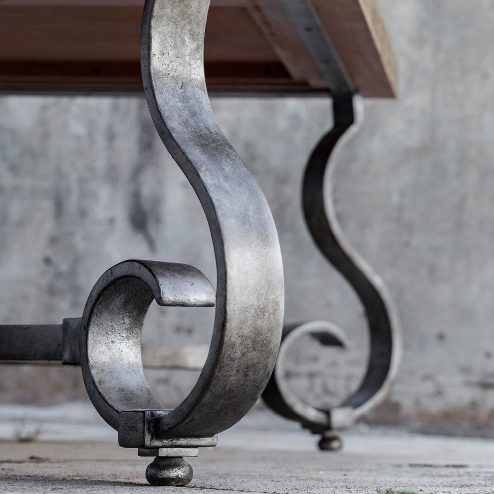 Uttermost Mona Light Honey Stained Coffee Table