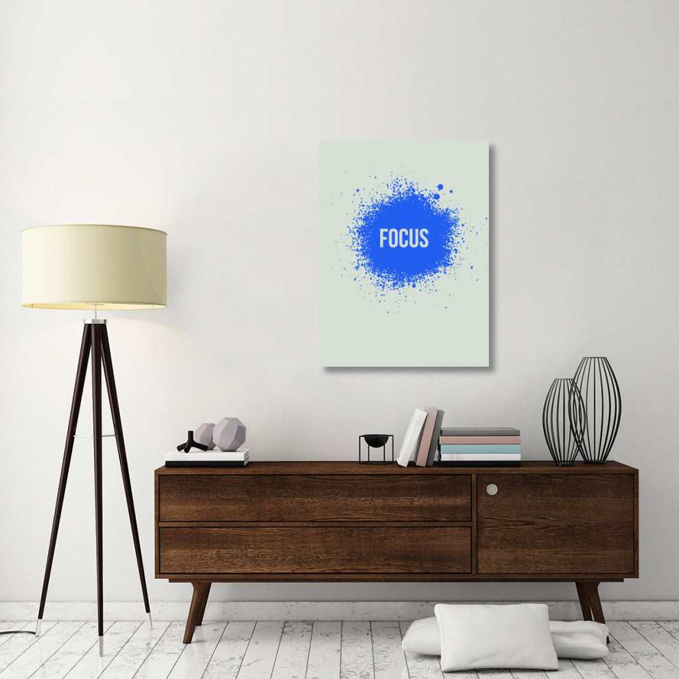 "Focus Splatter Poster 1" Fine Art Print