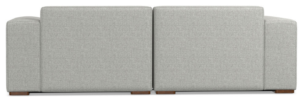 Rex 2-Seater Modular Sofa and Ottoman Set in Tightly Woven Performance Fabric