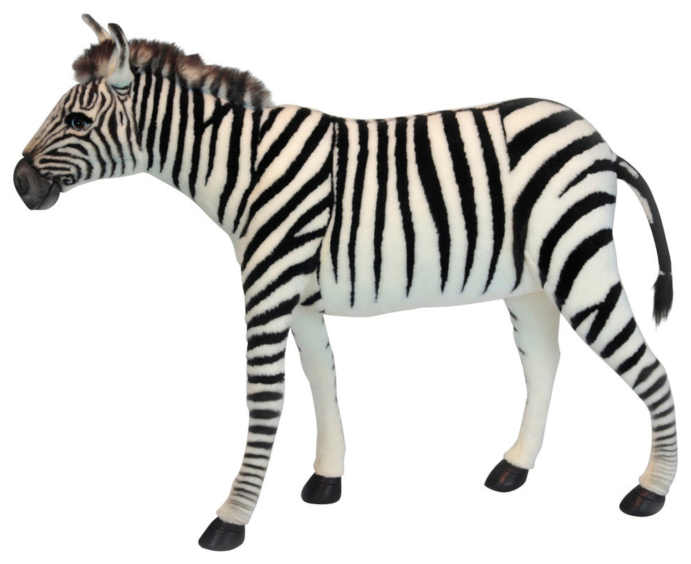Zebra Seat Stuffed Animal Bench