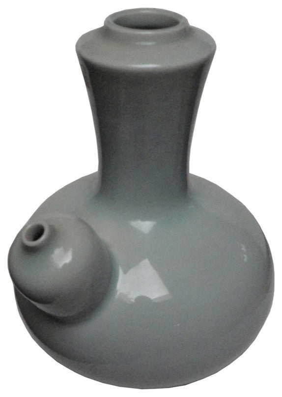 China Porcelain Light Green Display Decorative Pot Vase