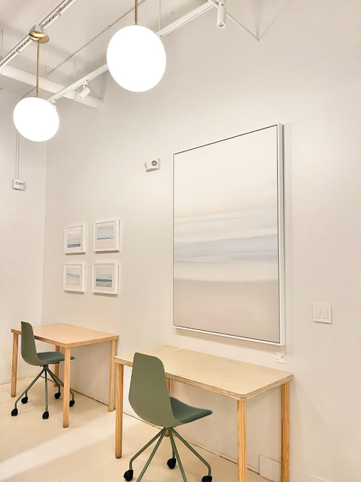 Set of 2 Ergonomic Task Chairs Padded Seat Metal Plastic Wheels Metal Legs, Green