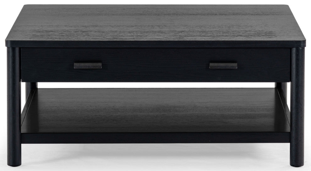 Safavieh Couture Jaylessa 1 Drawer Coffee Table, Black