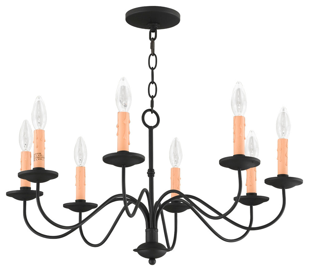 Heritage Chandelier, Black