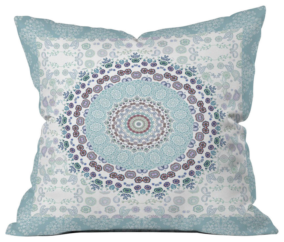 Monika Strigel Trip To Happiness Blue Throw Pillow, 26"x26"