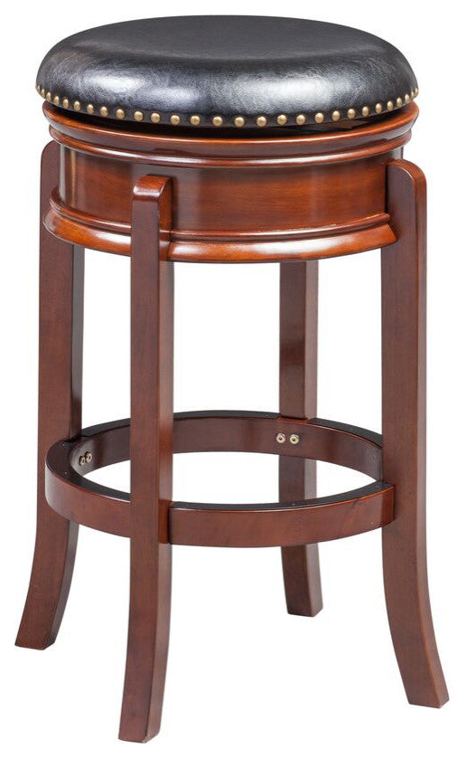 29" Hamilton Swivel Stool, Cherry