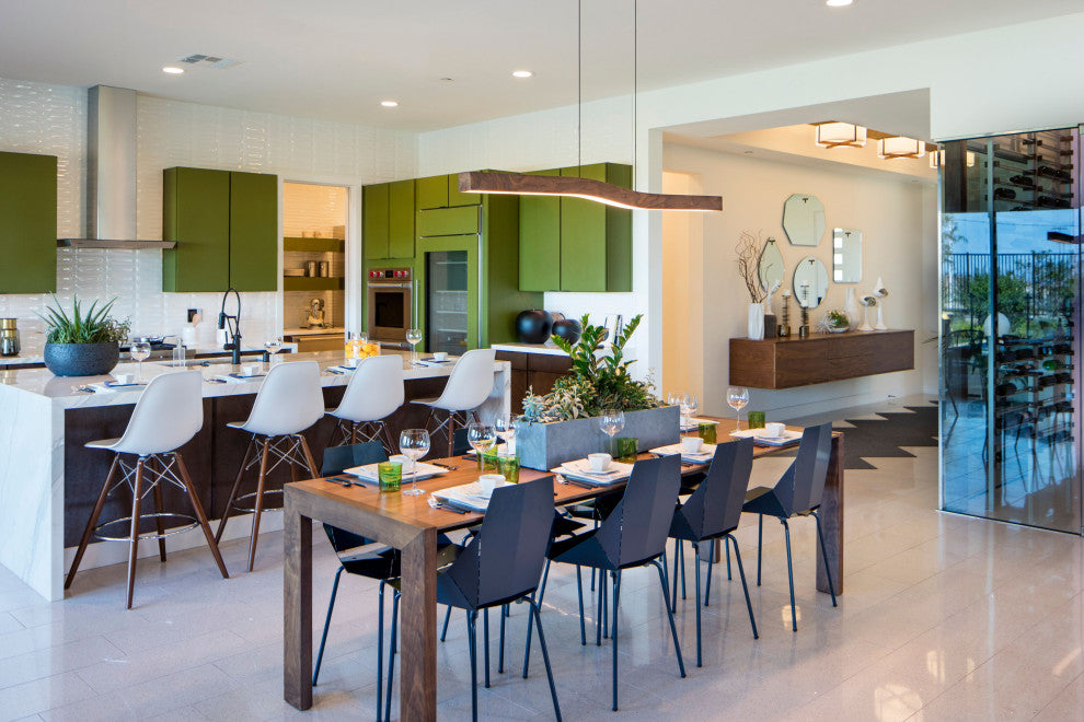 Camur LED Linear Pendant, Walnut