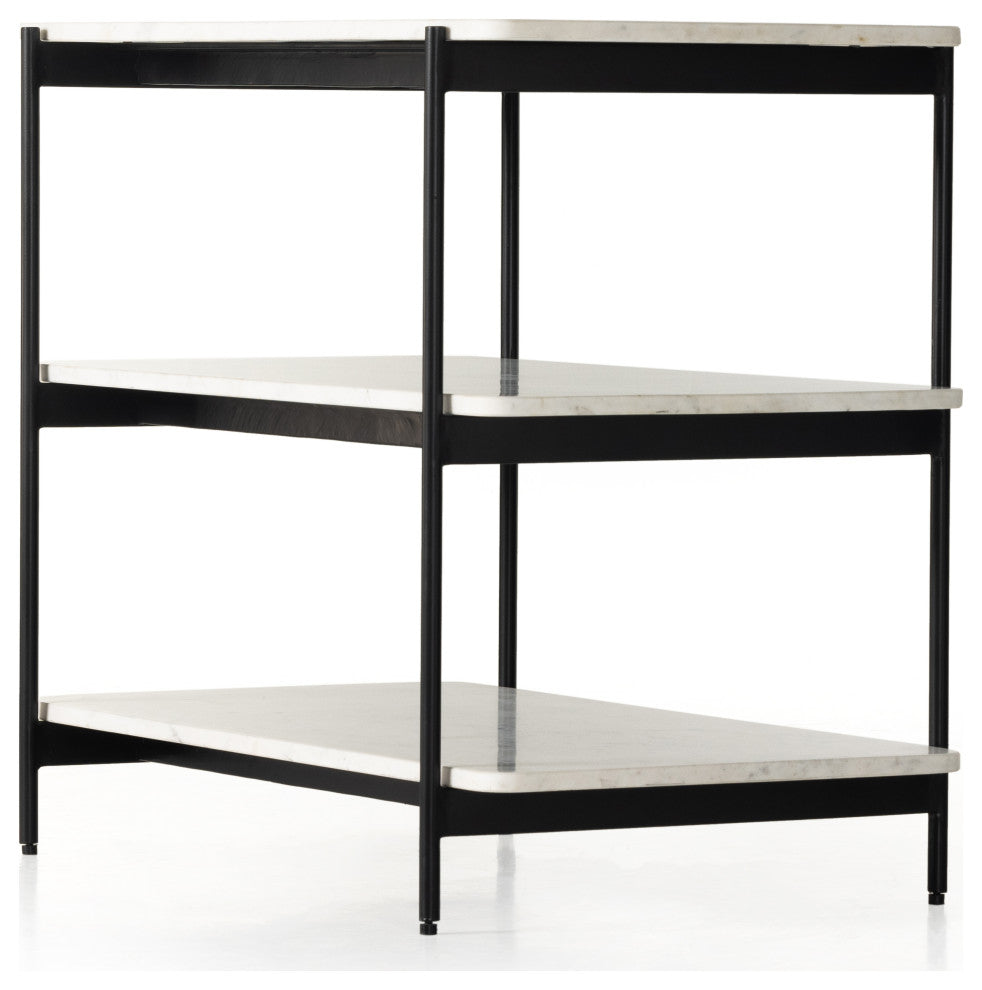 Jasper Nightstand-Iron Matte Black
