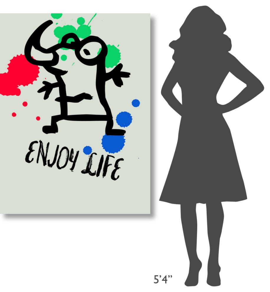 "Enjoy Life Poster 1" Fine Art Print