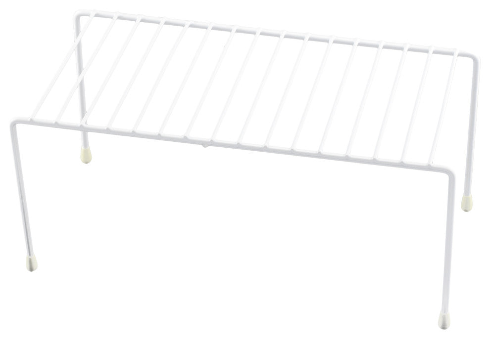 YBM Home Wire Kitchen Cabinet and Counter Shelf Organizer, White, 11"l X 5"w X 5"h, 1-Pack