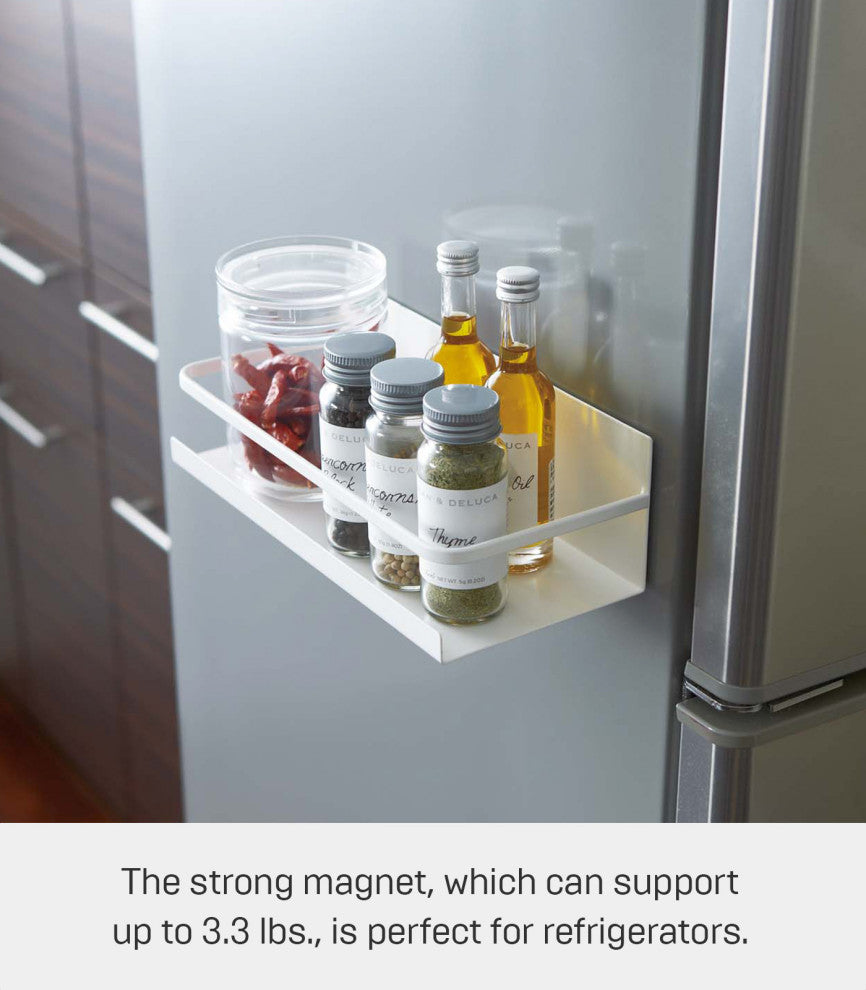 Plate Magnetic Spice Rack, White
