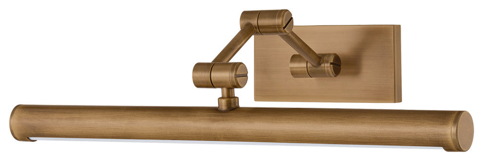 Troy Lighting Isaac Picture Light Patina Brass, 16"Lx16"Wx3.25"H