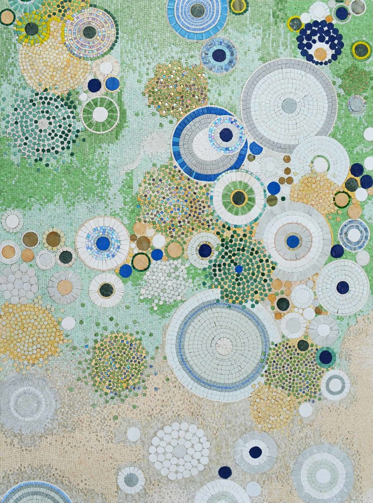 Anastasia - Abstract Mosaic Pattern, 71" X 35"