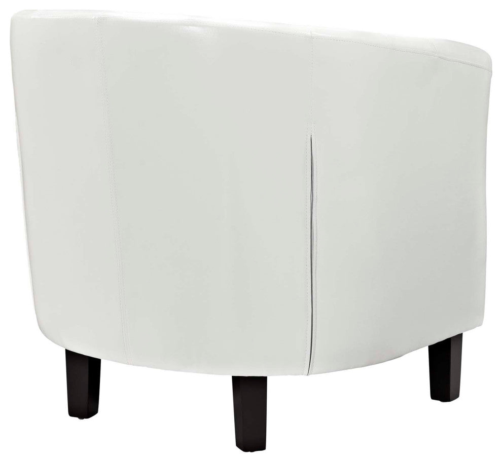 Prospect Upholstered Vinyl Armchair Set of 2 by Modway