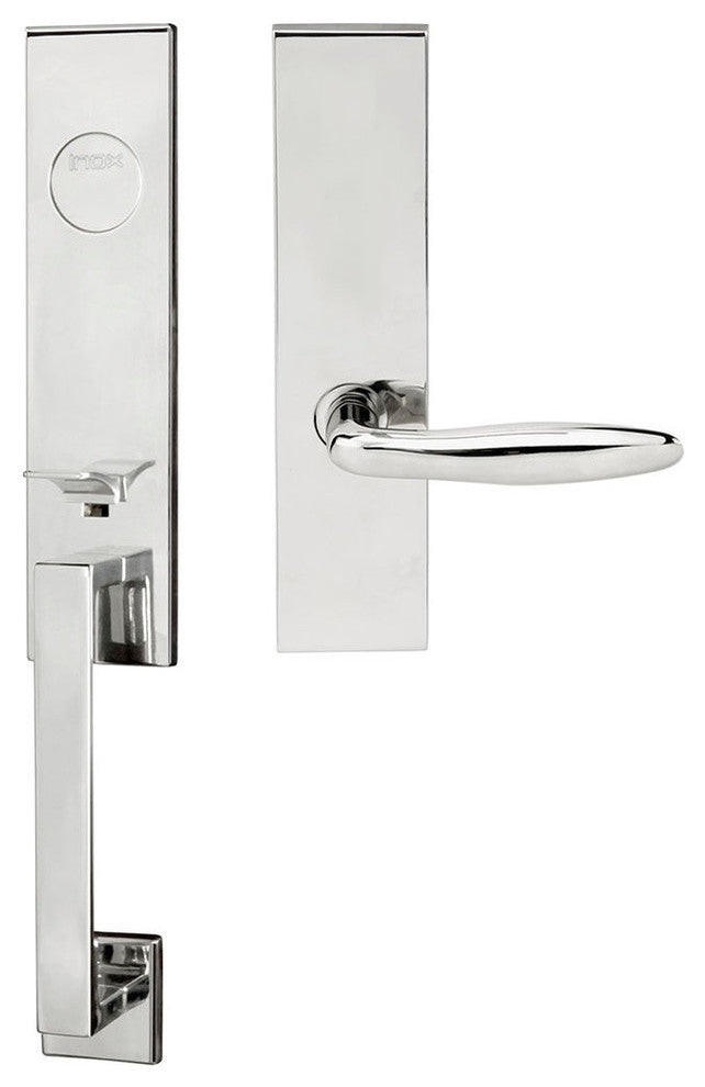 Summer Lever, Mortise Dummy Handleset, Right Hand, Polished Stainless Steel