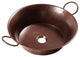 Copernicus 21" Vessel Bathroom Sink, Copper