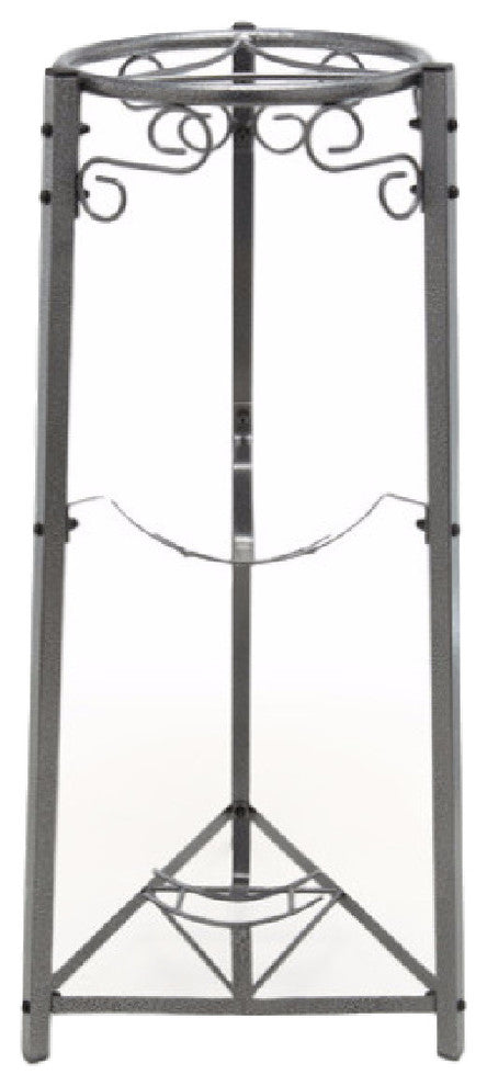 Goldwell Designs 35" 3-Step Metal Stand, Dust Black