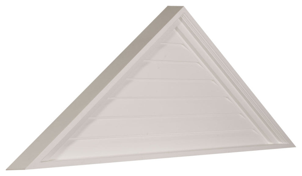 72"W x 18"H x 2 1/8"P Pitch 6/12 Triangle Gable Vent - Decorative