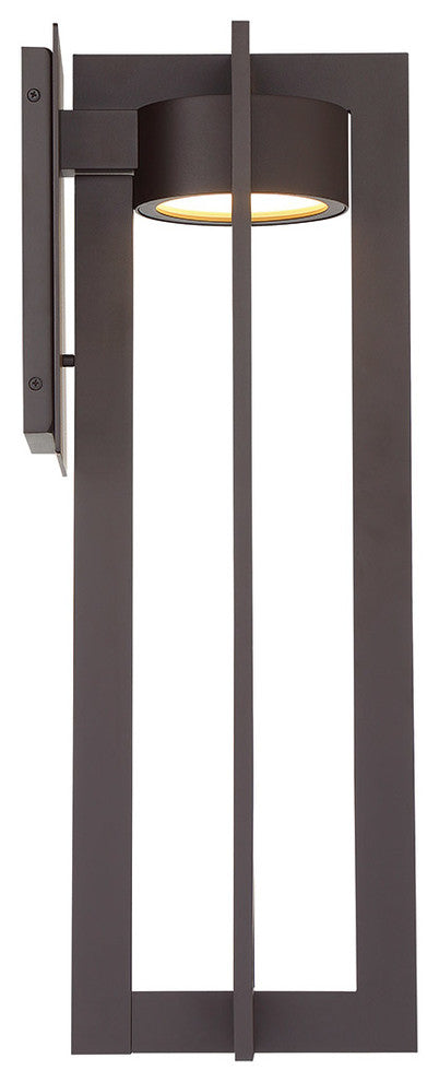 Chamber LED Wall Light In Bronze