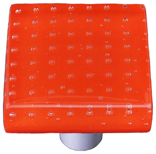 Bubbles Orange, Knob, Black Post