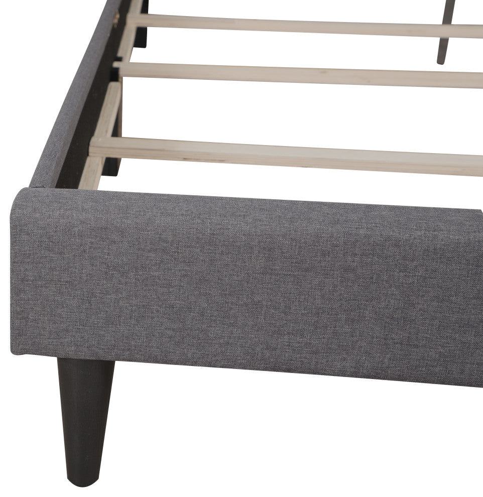 Deb Queen Bed Light Gray, Gray, Queen