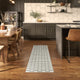 Nourison Nordic 2' x 6' Ivory Black Scandinavian Indoor Rug