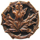 Maple Leaf Knob Antique Copper, Antique Copper